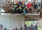 Tim Mabes TNI Gelar Anjangsana dan Penyuluhan Karhutla di Desa Cinta Jaya