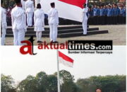 HUT RI ke-81 Pengibaran Sang Saka Merah Putih Di Lapangan Bojong Tugu Proklamasi  Rengasdengklok Berlangsung Khidmat.