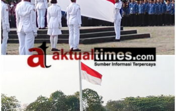 HUT RI ke-81 Pengibaran Sang Saka Merah Putih Di Lapangan Bojong Tugu Proklamasi  Rengasdengklok Berlangsung Khidmat.