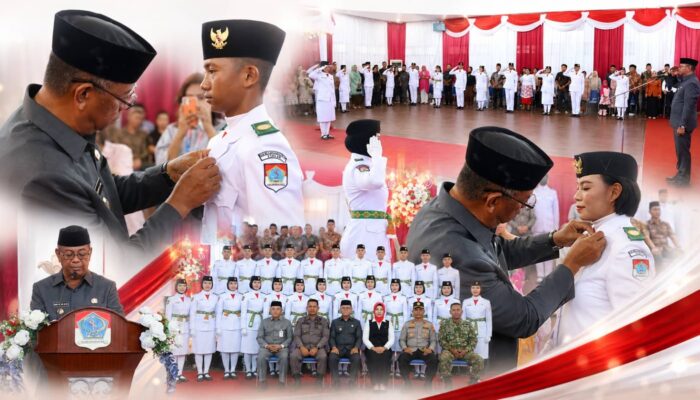Paskibraka Boltim 2026 Resmi Dikukuhkan, Oskar Manoppo Tekankan Integritas dan Nasionalisme