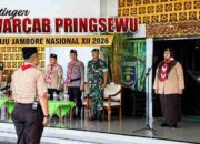 Umi Laila Pimpin Apel Pelepasan Kontingen Kwarcab Pringsewu Menuju Jambore Nasional XII 2026