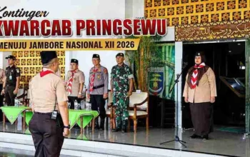 Apel Pelepasan Kontingen Kwarcab Pringsewu