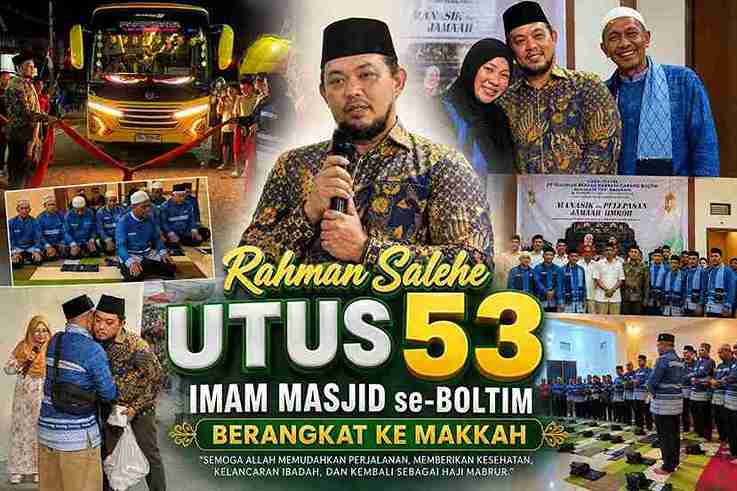 53 imam masjid boltim umroh