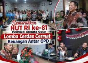 Jusnan Mokoginta Buka Lomba Cerdas Cermat Keuangan Antar OPD Boltara, Semarakkan HUT RI ke-81