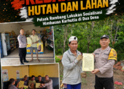 Cegah Kebakaran Hutan dan Lahan, Polsek Rambang Lakukan Sosialisasi Himbauan Karhutla di Dua Desa