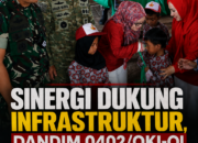 Sinergi Dukung Infrastruktur, Dandim 0402/OKI-OI Dampingi Danrem 044/Gapo dalam Peresmian 2.500 Jembatan dan 3.000 Titik Air Bersih