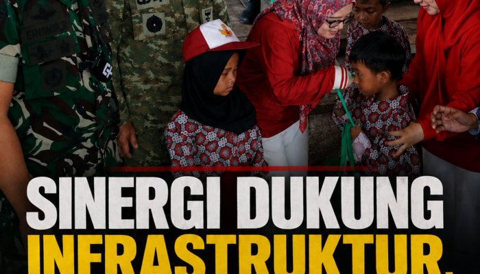 Sinergi Dukung Infrastruktur, Dandim 0402/OKI-OI Dampingi Danrem 044/Gapo dalam Peresmian 2.500 Jembatan dan 3.000 Titik Air Bersih