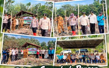 Dukung Swasembada Pangan, Polsek Rambang Gelar Penanaman Jagung Kwartal III di Desa Tanjung Dalam