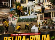 Polsek Rambang Gelar Program BELIDA-POLDA Sumsel, Bersihkan Lingkungan & Dukung Gerakan Indonesia ASRI