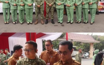 Kodim 0402 OKI-OI Buka Stand Bazar TNI di Pasar Kayuagung Semarakkan HUT TNI Ke-81