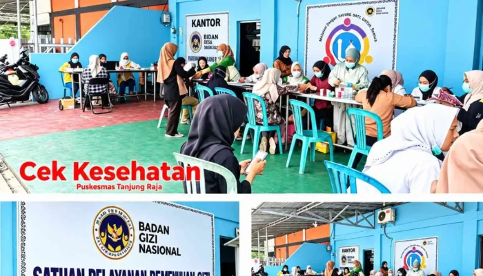Pastikan Makanan Bergizi Aman Dikonsumsi, SPPG Ogan Ilir Tanjung Raja 1 Gelar Pemeriksaan Kesehatan Relawan