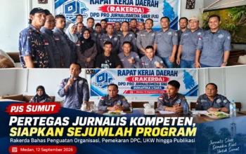 PJS Sumut Perkuat Barisan Jurnalis Siber, UKW hingga Pemekaran DPC Jadi Agenda Utama