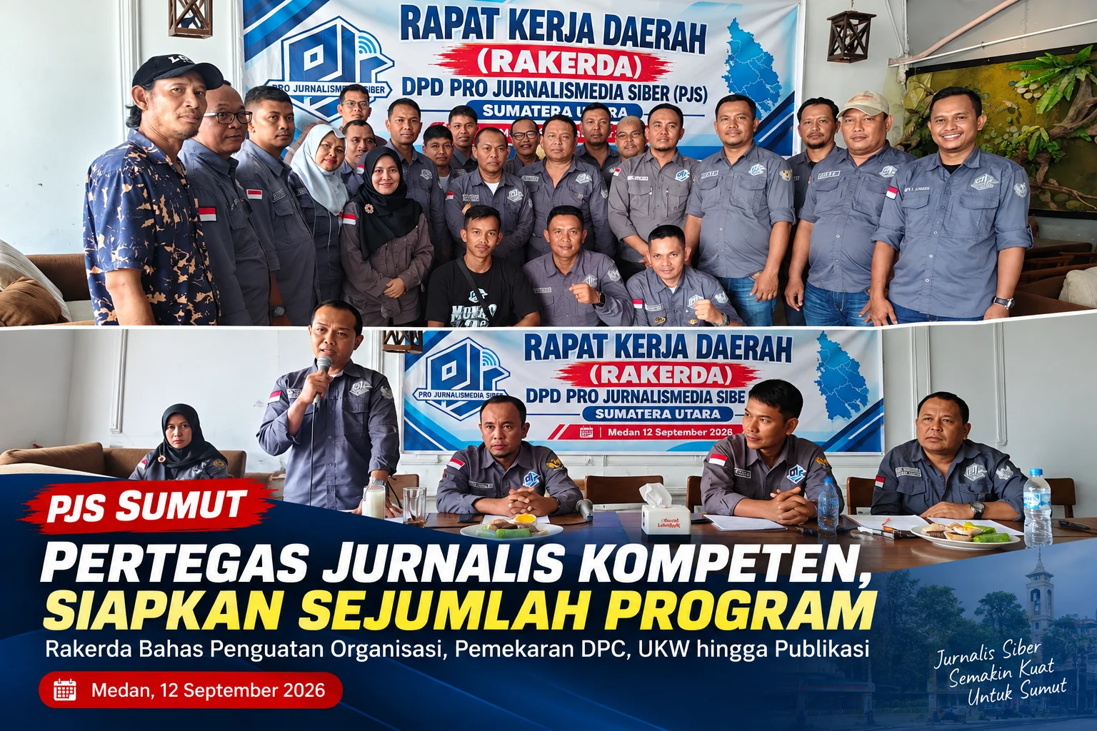 PJS Sumut Perkuat Barisan Jurnalis Siber