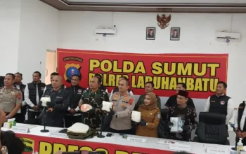 Polres Labuhanbatu Bongkar Dugaan Kurir Jaringan Internasional, 3.87 Kg Sabu Disita