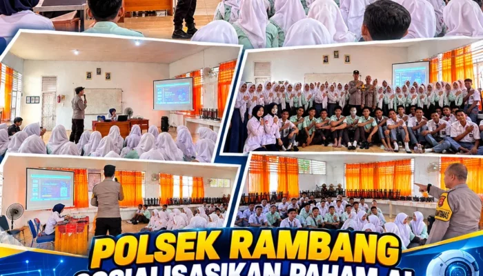 Polsek Rambang Sosialisasikan Paham AI kepada Pelajar, Bekali Siswa dengan Literasi Teknologi