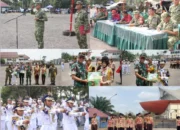 Semarak HUT TNI ke-81, Kodim 0402 OKI-OI Gelar Lomba PBB di GOR Biduk Kajang