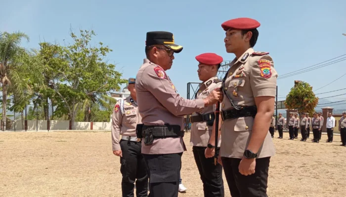 Sertijab Dipimpin Kapolres Abdul Kholik, AKP Mahadewa Bayu Resmi Jabat Kasat Reskrim Polres Kotamobagu
