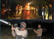 Sinergi Personil Gabungan Berhasil Padamkan Kebakaran Lahan 4 Hektar di Pemulutan Ogan Ilir