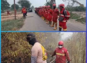 Tim Gabungan Padamkan Karhutla 4 Ha di Ibul Besar I Pemulutan