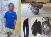 Tim Panther Polsek Pemulutan Ogan ilir Ungkap Kasus Pencurian Besi, Satu Pelaku Diamankan