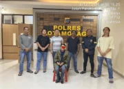 Back Up Polres Minahasa, URC Polres Kotamobagu Amankan Terduga Pelaku Curanmor di Pasar 23 Maret