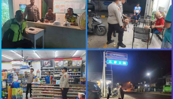 Cegah Kriminalitas Malam Hari, Polsek Gunung Megang Gencarkan KRYD dan Patroli Dialogis