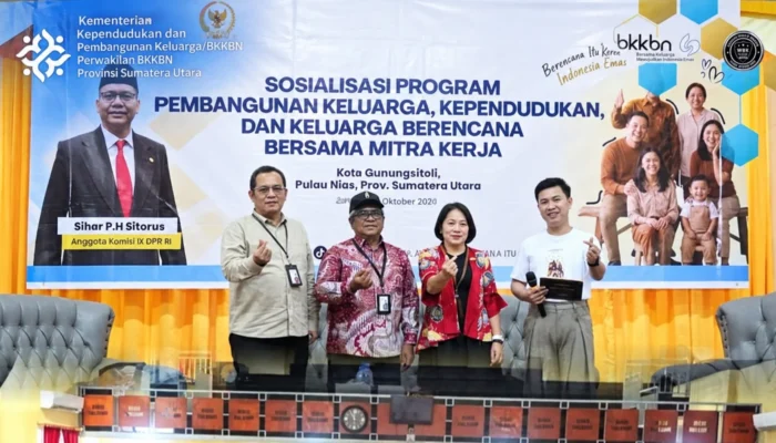 Sosialisasi Bangga Kencana di Gunungsitoli Bersama Sihar Sitorus: Gizi Dijaga Sejak Calon Pengantin