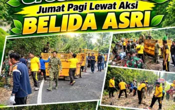Dukung Program 100 Hari Kapolri, Polsek Gunung Megang Gelar Green Policing Jumat Pagi Lewat Aksi BELIDA ASRI