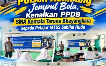 Polsek Rambang Jemput Bola, Kenalkan PPDB SMA Kemala Taruna Bhayangkara kepada Pelajar MTSS Sabilul Huda