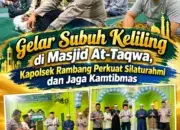 Gelar Subuh Keliling di Masjid At-Taqwa, Kapolsek Rambang Perkuat Silaturahmi dan Jaga Kamtibmas