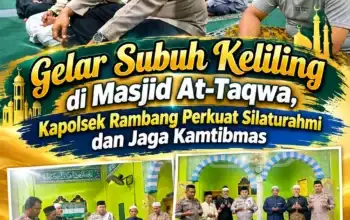 Foto pendukung berita Gelar Subuh Keliling di Masjid At-Taqwa, Kapolsek Rambang Perkuat Silaturahmi dan Jaga Kamtibmas