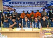 H. Purnadi Hadiri Konferensi Pers Pengungkapan 1,16 Ton Ketamine dan Rilis Kasus Narkoba Polres Padangsidimpuan ‎