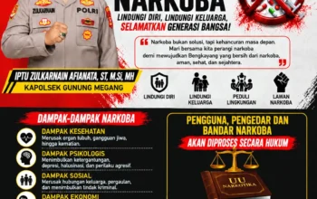 Foto pendukung berita Kapolsek Gunung Megang Ajak Masyarakat Perangi Narkoba, Lindungi Keluarga dan Generasi Bangsa