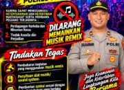 Kapolsek Gunung Megang Imbau Masyarakat Hindari Musik Remix yang Mengganggu Ketertiban, Tegaskan Penindakan