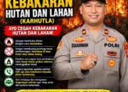 Kapolsek Gunung Megang Kobarkan Semangat Cegah Karhutla, Warga Diajak Peduli Lingkungan