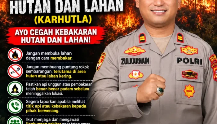 Kapolsek Gunung Megang Kobarkan Semangat Cegah Karhutla, Warga Diajak Peduli Lingkungan