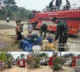 Peduli  Kesulitan Air Bersih, Babinsa Koramil 402-12/Pemulutan Bersama BKO  YON TP 949/DR Distribusikan  Air Kepada Masyarakat