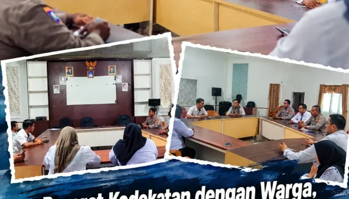Pererat Kedekatan dengan Warga, Wakapolsek Gunung Megang Sambangi Masyarakat Desa Pagar Dewo