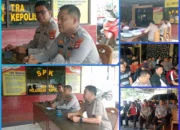 Perkenalan Kapolsek Gunung Megang, IPTU Zulkarnain Afianata Tekankan Program Quick Wins Kapolri kepada Anggota