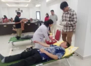 Sambut Hari Listrik Nasional ke 81 Tahun 2026 PT.PLN UP3 Padangsidimpuan Gelar Donor Darah