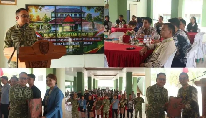 Tanamkan Disiplin Dan Semangat Bela Negara, Kodim 0402/OKI-OI Gelar Kegiatan Bagi BUMN/BUMD dan Lembaga TA 2026