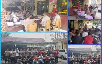Foto pendukung berita Tingkatkan Profesionalisme Publikasi, Polsek Gunung Megang Gelar Pelatihan Kehumasan Bersama Jurnalis TV ONE