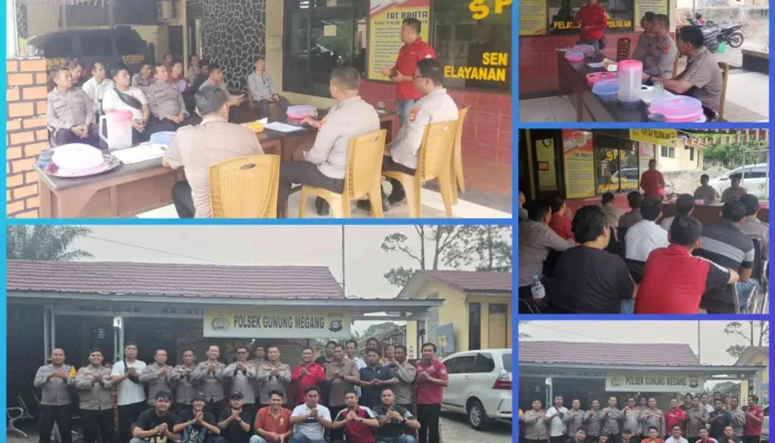 Tingkatkan Profesionalisme Publikasi, Polsek Gunung Megang Gelar Pelatihan Kehumasan Bersama Jurnalis TV ONE